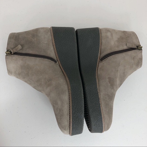 Aquatalia Made in Italy Brown Ankle Boots Sz 9.5 - Picture 3 of 8